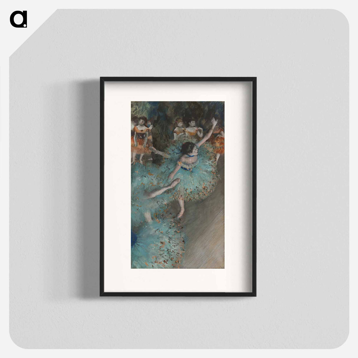 Swaying Dancer - エドガー ドガ Poster.