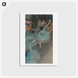 アートポストカード-Swaying Dancer - エドガー ドガ Postcard.