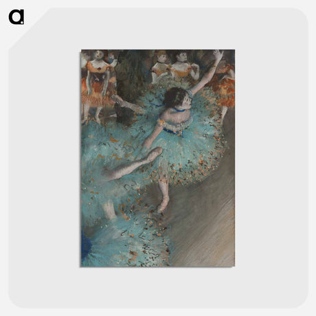 アートポストカード-Swaying Dancer - エドガー ドガ Postcard.