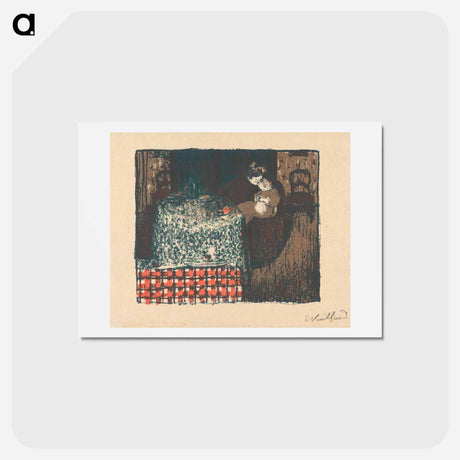 アートポストカード-Maternity - エドゥアール ヴュイヤール Postcard.