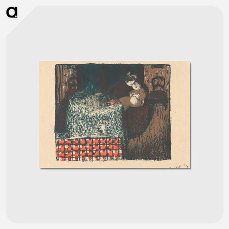 アートポストカード-Maternity - エドゥアール ヴュイヤール Postcard.