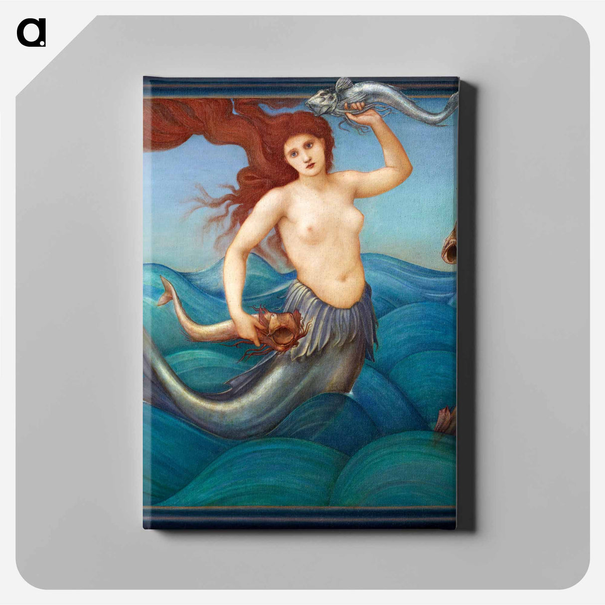 A Sea-Nymph - エドワード バーン ジョーンズ Canvas.