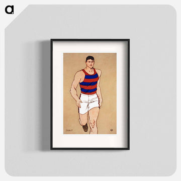 Athlete - Edward Penfield Poster.