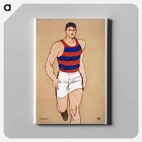 アートパネル-Athlete - エドワード ペンフィールド Canvas.