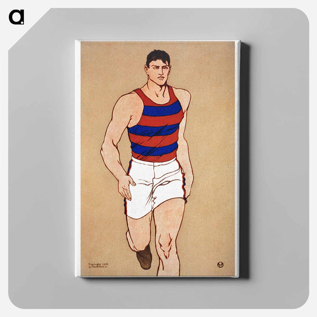 アートパネル-Athlete - エドワード ペンフィールド Canvas.