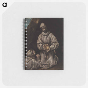 アートメモ帳-Saint Francis and Brother Leo Meditating on Death - エル グレコ Memo.