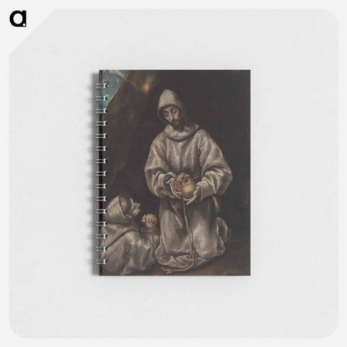 Saint Francis and Brother Leo Meditating on Death - エル グレコ Memo.