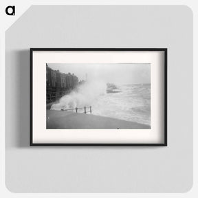 アートポスター-Waves crashing on the shore, Bognor Regis - エリック リー ジョンソン Poster.