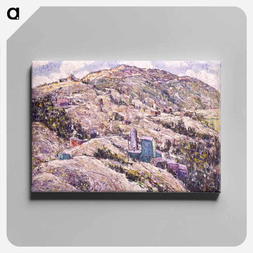 Gold Mining, Cripple Creek - アーネスト ローソン Canvas.