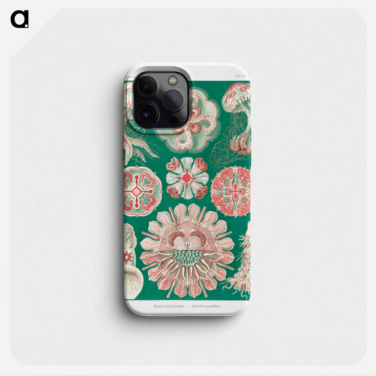 Discomedusae–Schweibenquallen - エルンスト ヘッケル Phone Case.
