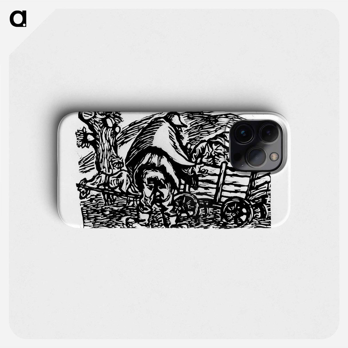 The dogcart - エルンスト ハインリヒ バルラッハ Phone Case.