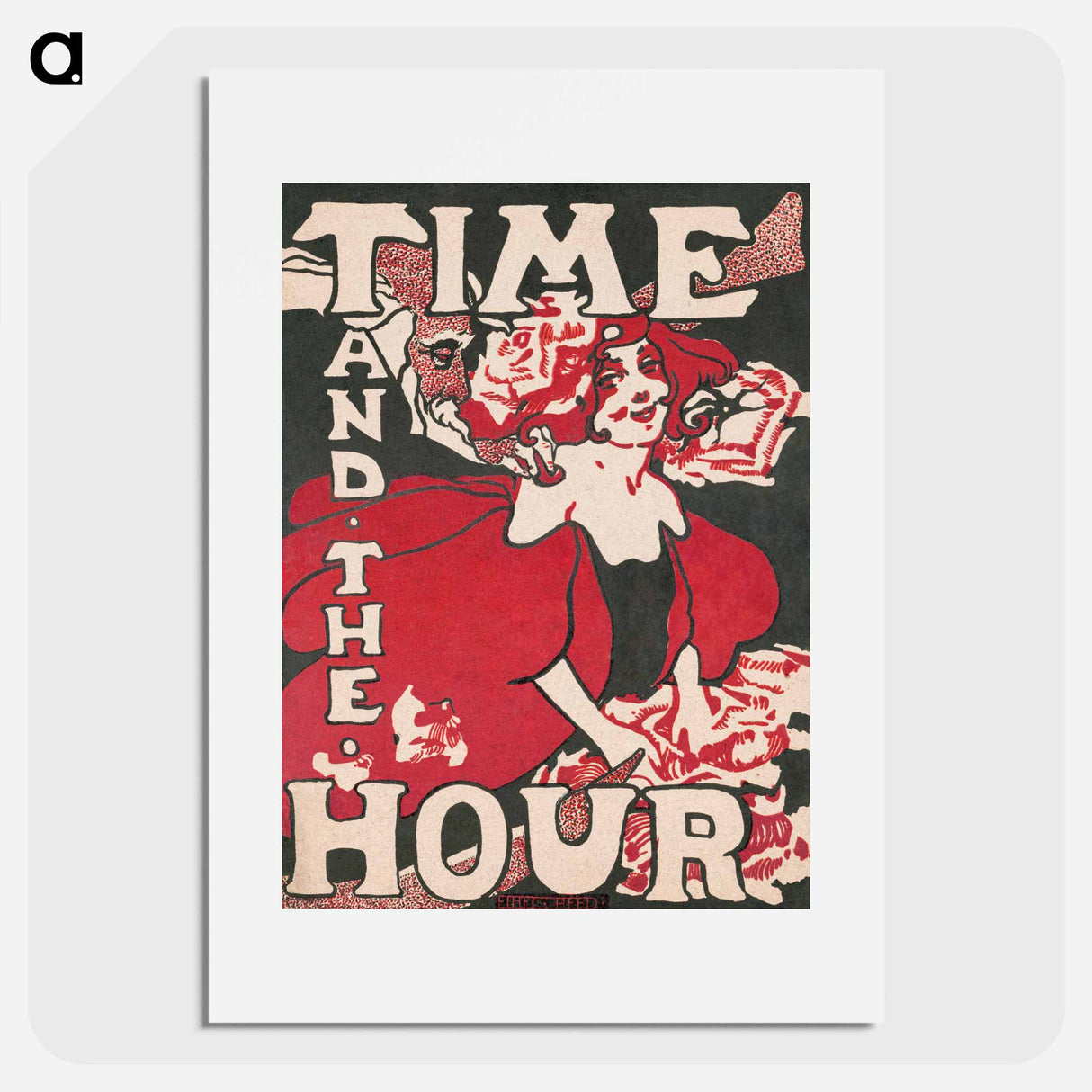 Time and the Hour - Ethel Reed Poster.