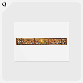 アートポストカード-Predella of the San Domenico Altarpiece - フラ アンジェリコ Postcard.
