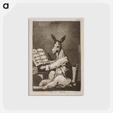 アートポストカード-And so was his grandfather - フランシスコ デ ゴヤ Postcard.