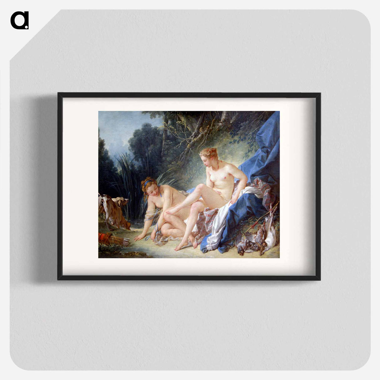 Diana leaving her Bath - Francois Boucher Poster.