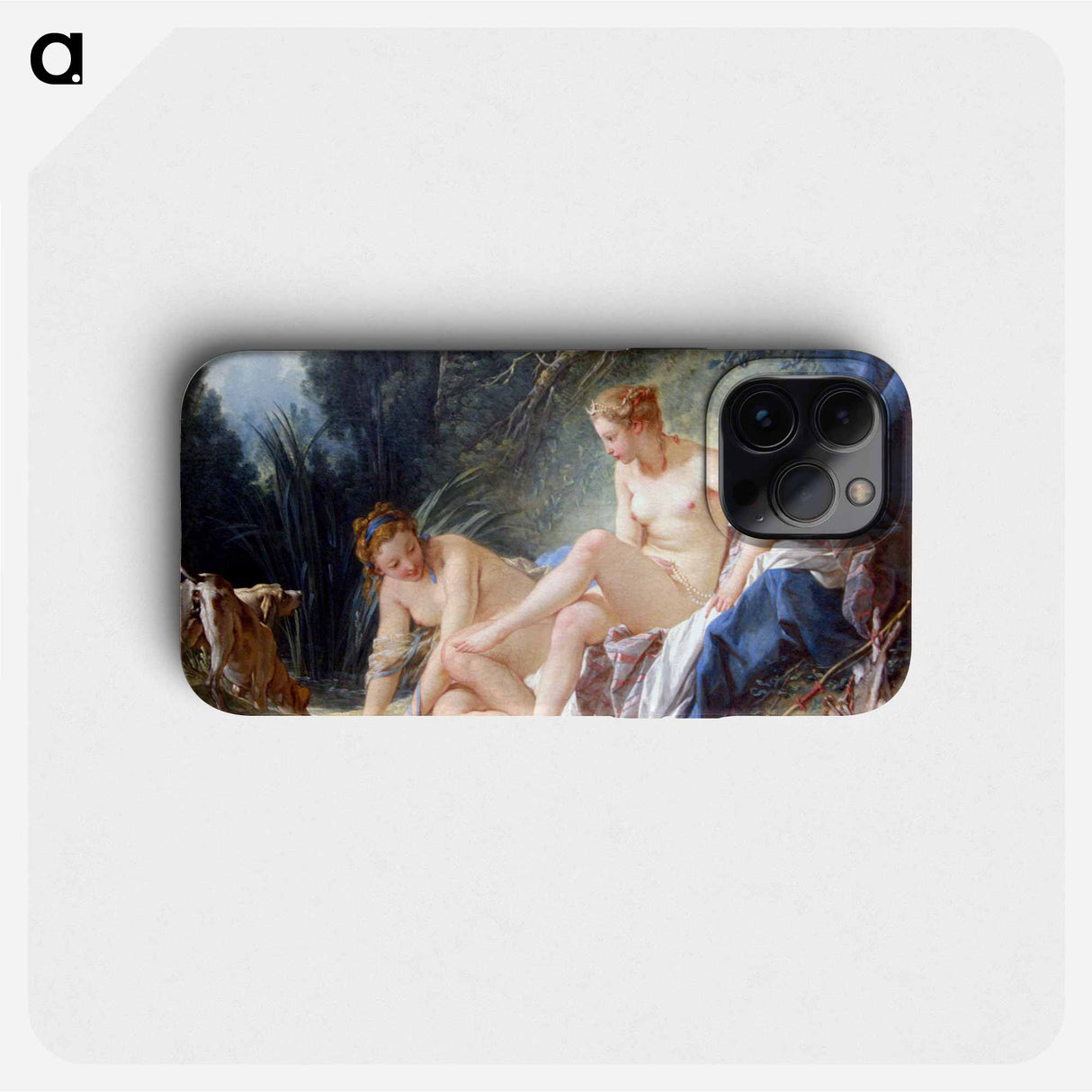 Diana leaving her Bath - Francois Boucher Phone Case.