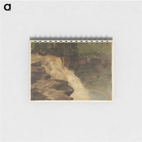 アートメモ帳-A Waterfall in Colombia - フレデリック エドウィン チャーチ Memo.