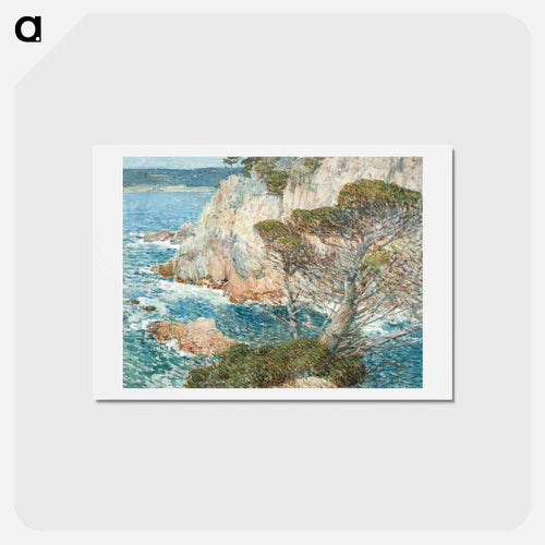 Point Lobos, Carmel - フレデリック チャイルド ハッサム Postcard.
