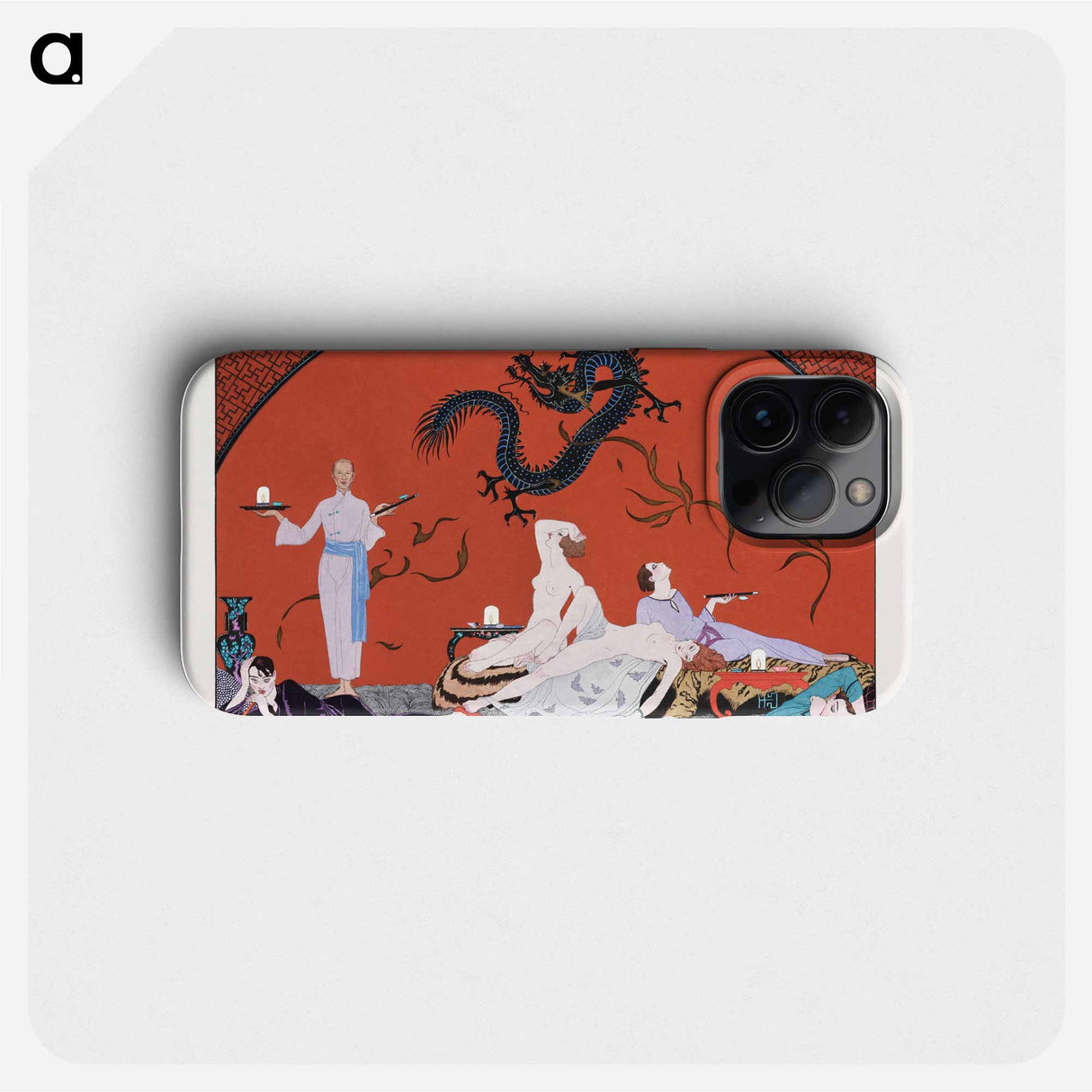 Chez la Marchande de Pavots - ジョージ バービエ Phone Case.