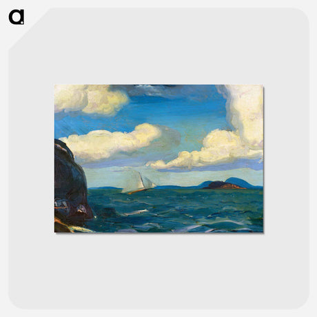 アートポストカード-A Fresh Breeze - ジョージ ベローズ Postcard.