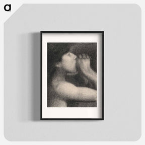 アートポスター-Georges Seurat Echo, Bathers at Asnières - ジョルジュ スーラ Poster.