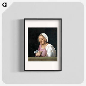 アートポスター-Old Woman
 - ジョルジョーネ Poster.