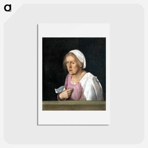アートポストカード-Old Woman
 - ジョルジョーネ Postcard.