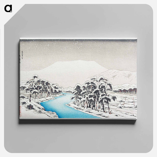アートパネル-The Great Bridge of Sanjō in Kyoto
 - 橋口 五葉 Canvas.
