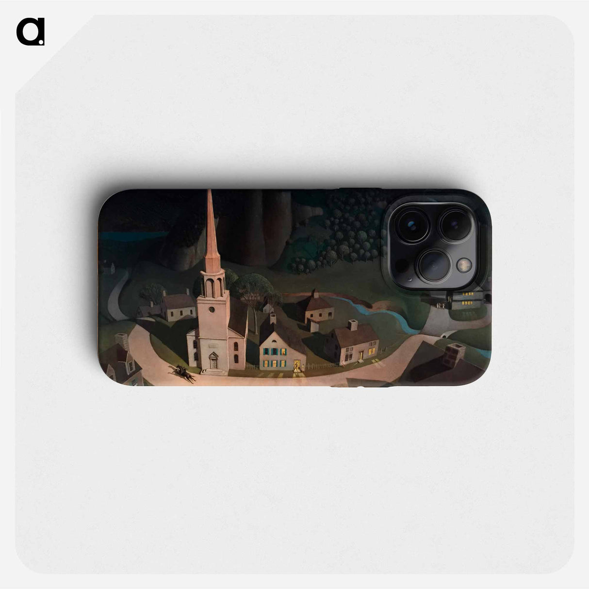 Midnight Ride of Paul Revere - Grant Wood Phone Case.