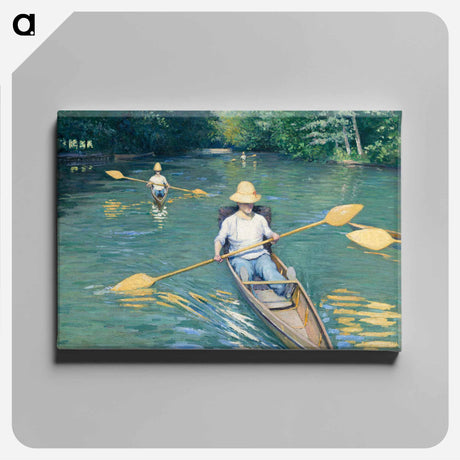 アートパネル-Skiffs - ギュスターヴ カイユボット Canvas.