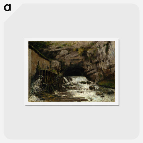 アートポストカード-イエロー - ギュスターヴ クールベ Postcard.