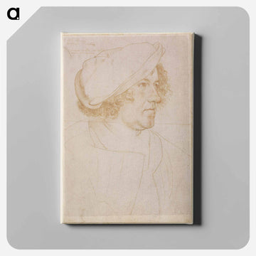 Portrait of Jakob Meyer zum Hasen - ハンス ホルバイン Canvas.