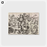 アートポストカード-The Besieged Elephant
 - ヒエロニムス ボス Postcard.