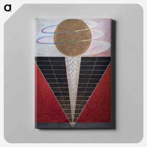 アートパネル-Altarpiece No. 2 - ヒルマ アフ クリント Canvas.