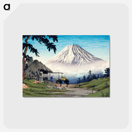 アートポストカード-Otome Pass, Hakone - 高橋 宏明 Postcard.