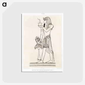 アートポストカード-Séti 1st (Theban Necropolis)
 - エジプト美術史 Postcard.