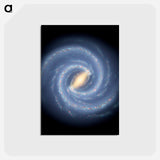 アートポストカード-Milky Way View
 - ハッブル画像 Postcard.