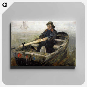 アートパネル-The Rower - ジェームズ アンソール Canvas.