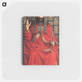 アートメモ帳-The Ghent Altarpiece, God Almighty (detail) - ヤン ファン エイク Memo.