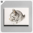 アートパネル-Sketch of a cat - ジャン ベルナール Canvas.