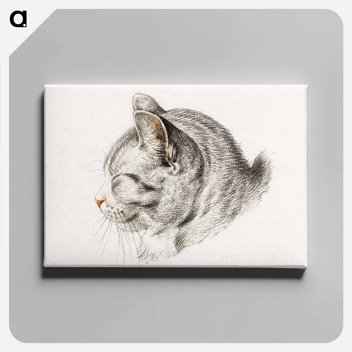 アートパネル-Sketch of a cat - ジャン ベルナール Canvas.
