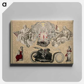アートパネル-Victorian Blood Book
 - ジョン ビングリー ガーランド Canvas.