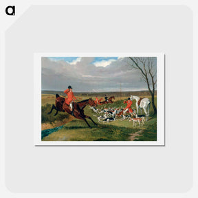 アートポストカード-The Suffolk Hunt: The Death
 - ジョン フレデリック ヘリング Postcard.