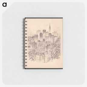 アートメモ帳-Skyscrapers from the Gladstone
 - ジョセフ ペネル Memo.