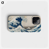 Hokusai's Under the Wave off Kanagawa - 葛飾 北斎 Phone Case.