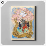 Congratulations on the birth of Juliana Bellaar Spruyt - レオ ゲステル Canvas.