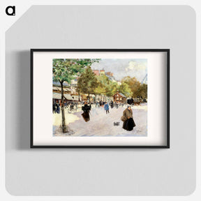 アートポスター-Boulevard de Clichy - ルイ アベル トルシェ Poster.