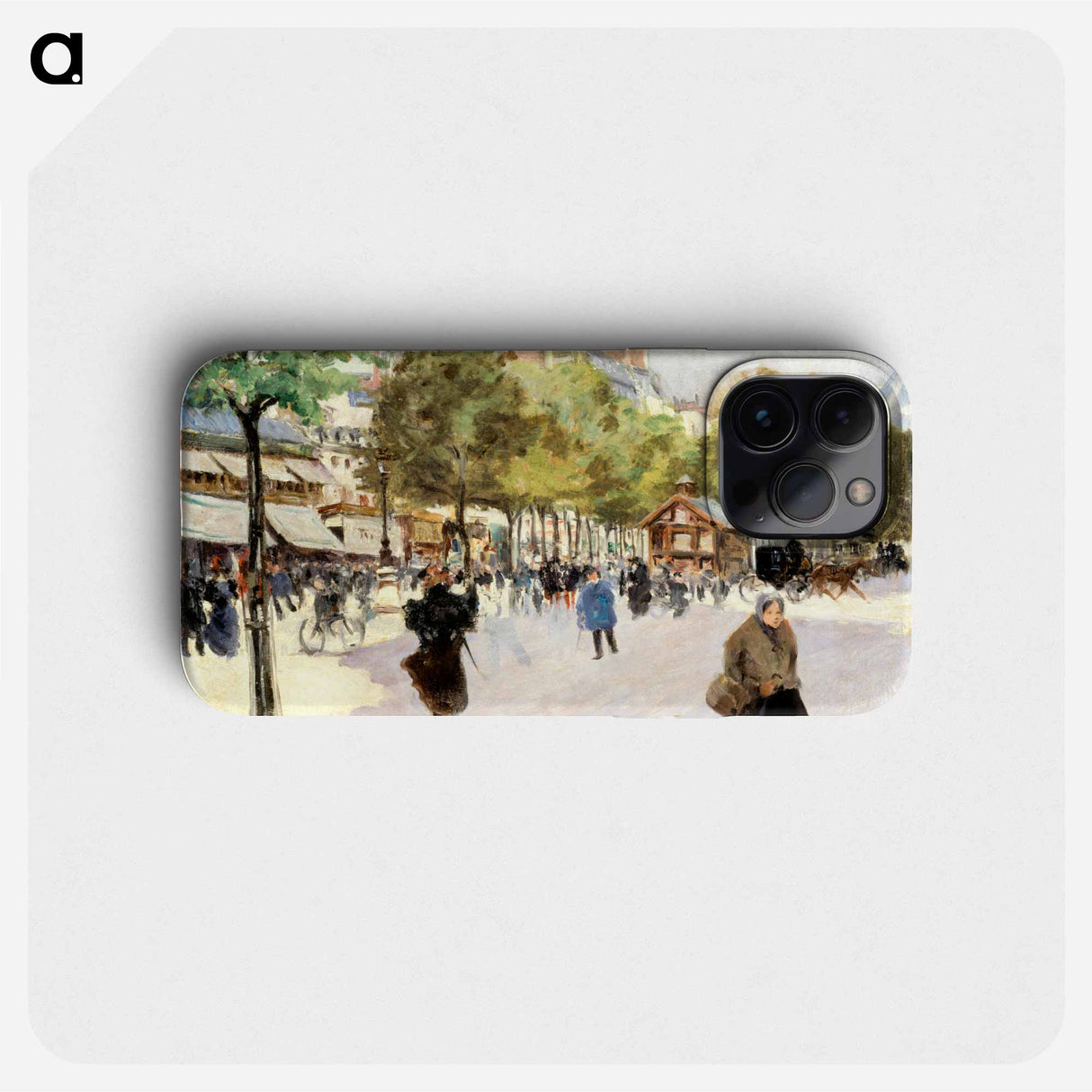 Boulevard de Clichy - Louis Abel Troussier Phone Case.
