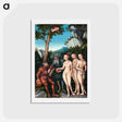 アートポストカード-Judgment of Paris
 - ルーカス クラナッハ Postcard.