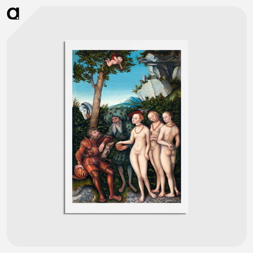 Judgment of Paris
 - Lucas Cranach Postcard.